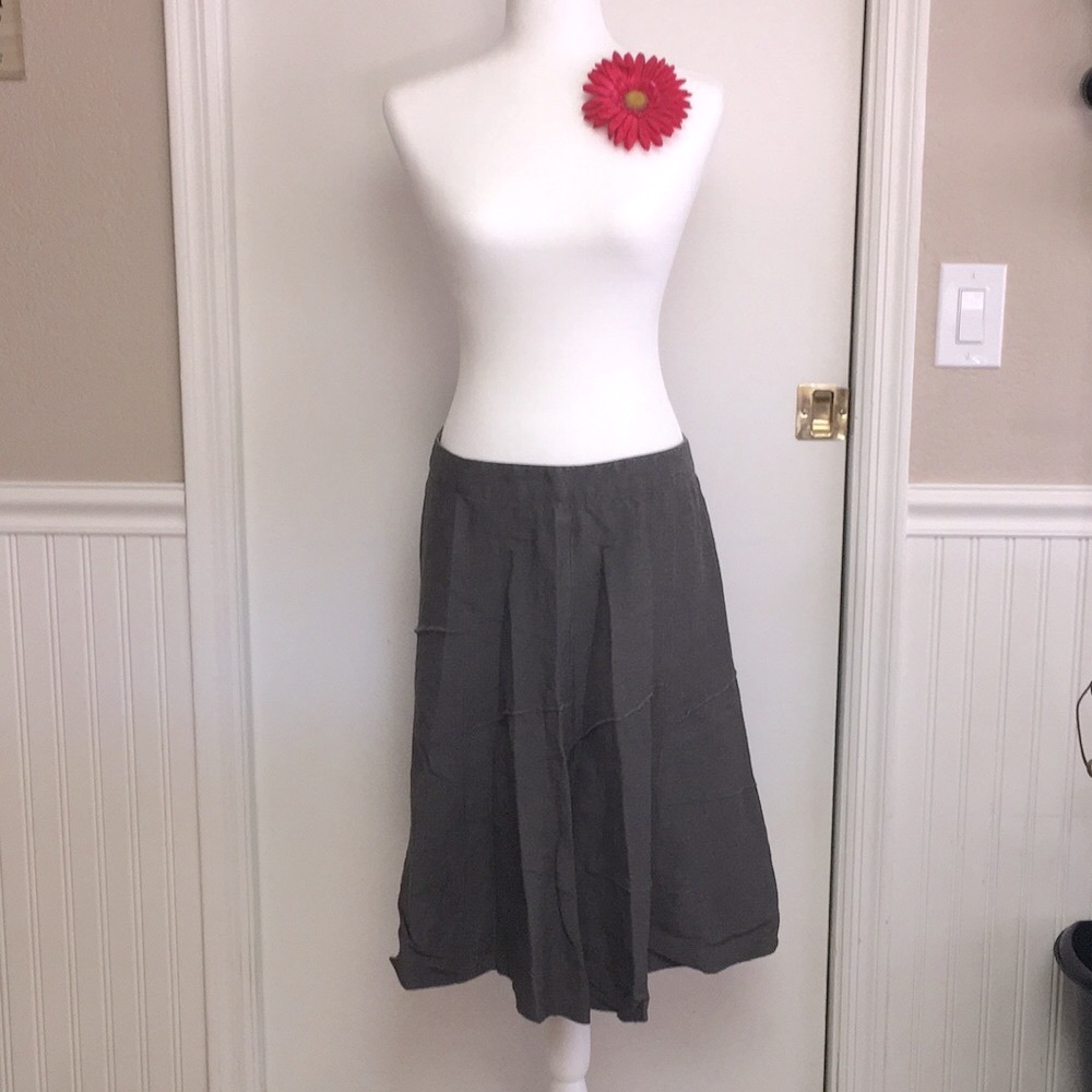 Gray Sandro patch skirt